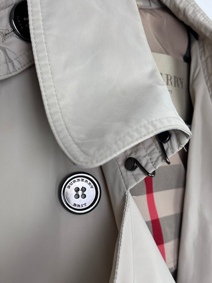 Burberry Brit Balmoral Packable Trench Coat Taffeta Beige - 4 UK