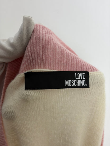 Love Moschino Cream Wool Jumper Dress - 14 UK