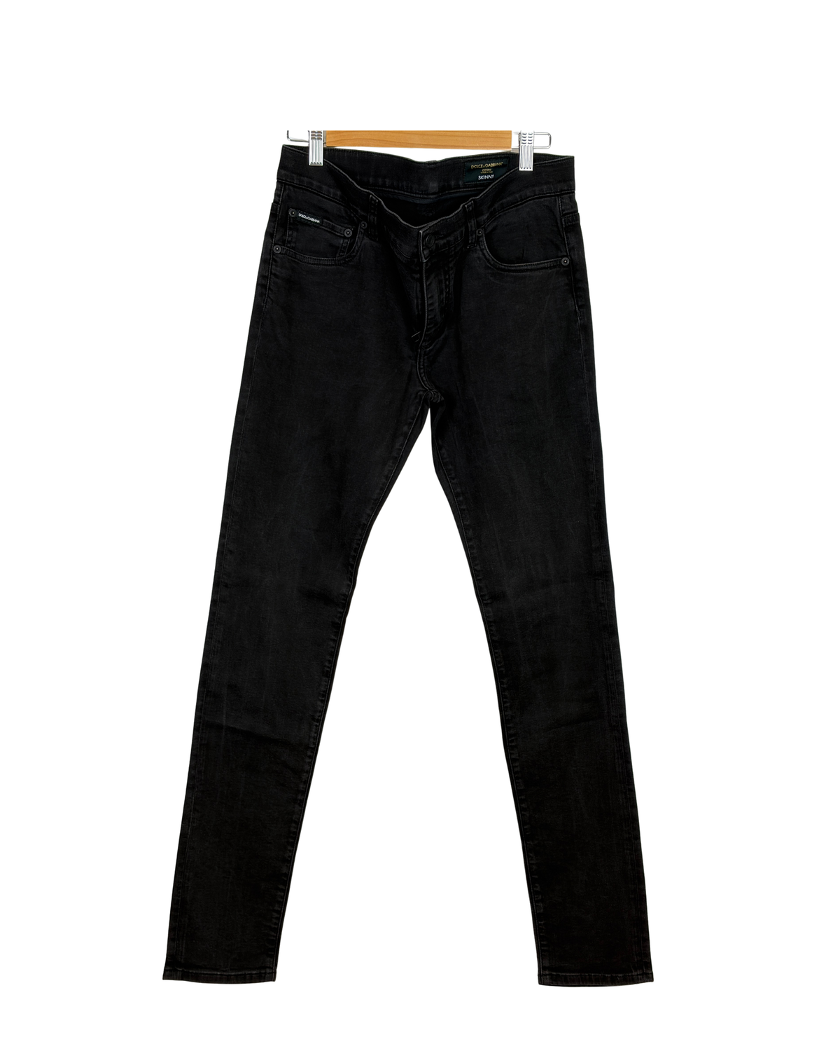 MENSWEAR - Dolce & Gabbana Black Skinny Fit Jeans - 50 IT