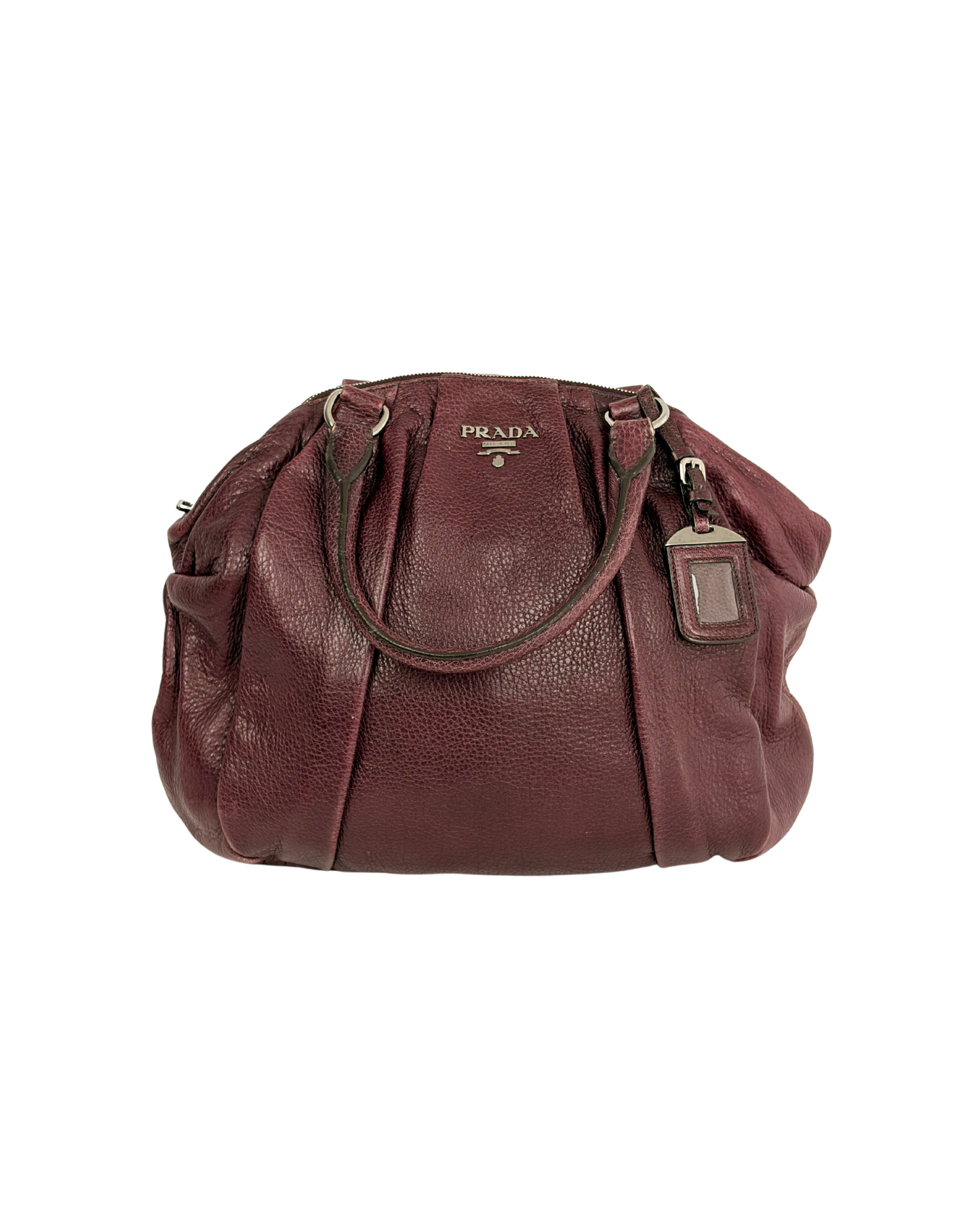 Prada Cervo Antik Bowler Handbag