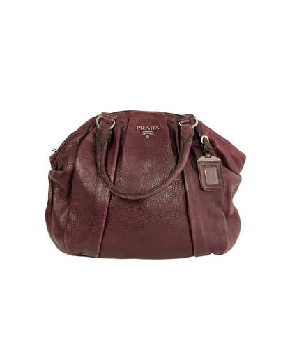 Prada Cervo Antik Bowler Handbag