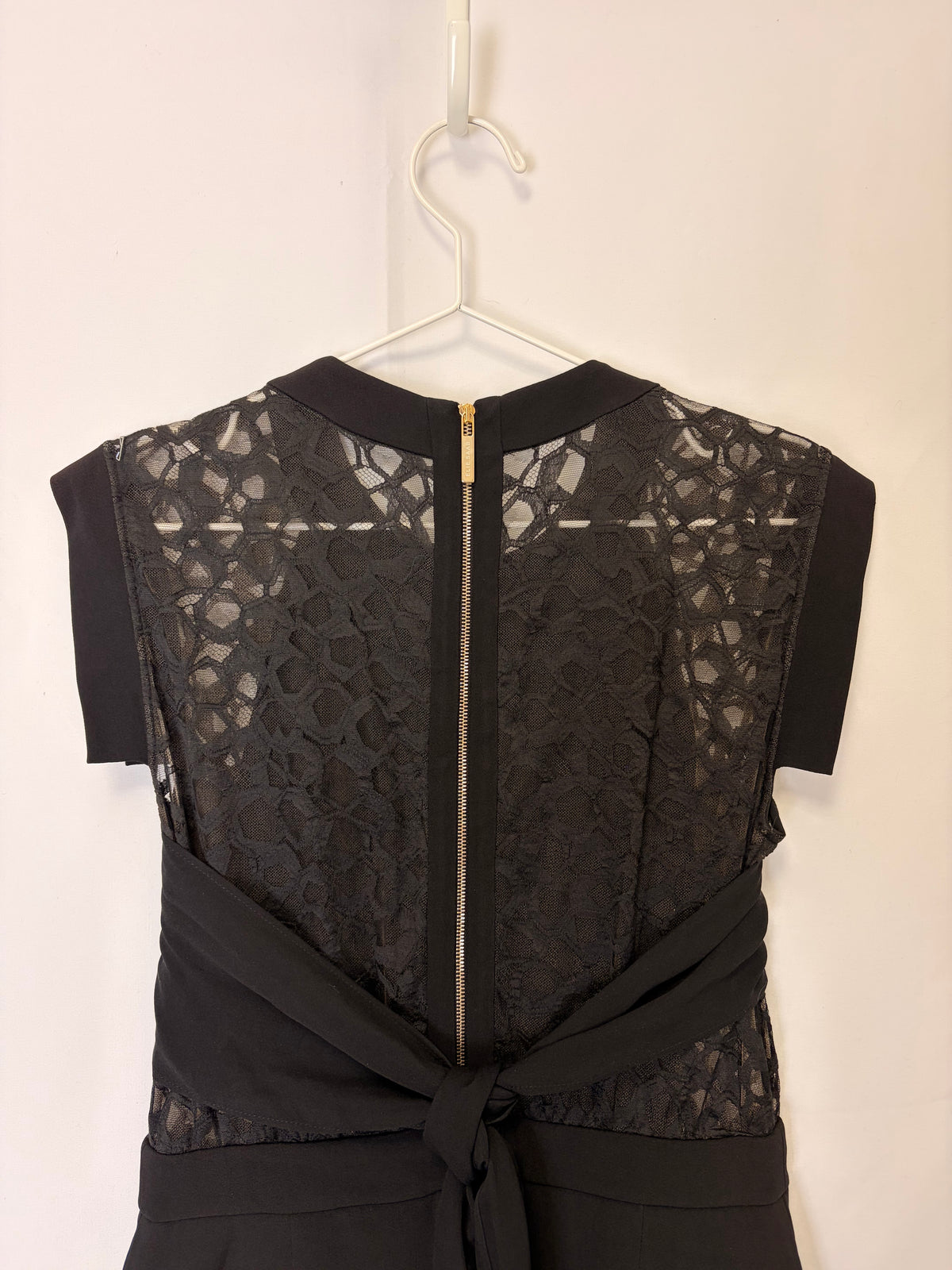 Elie Saab “Grâce” Black Designer Jumpsuit - 12 UK