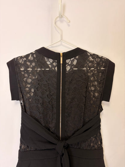 Elie Saab “Grâce” Black Designer Jumpsuit - 12 UK