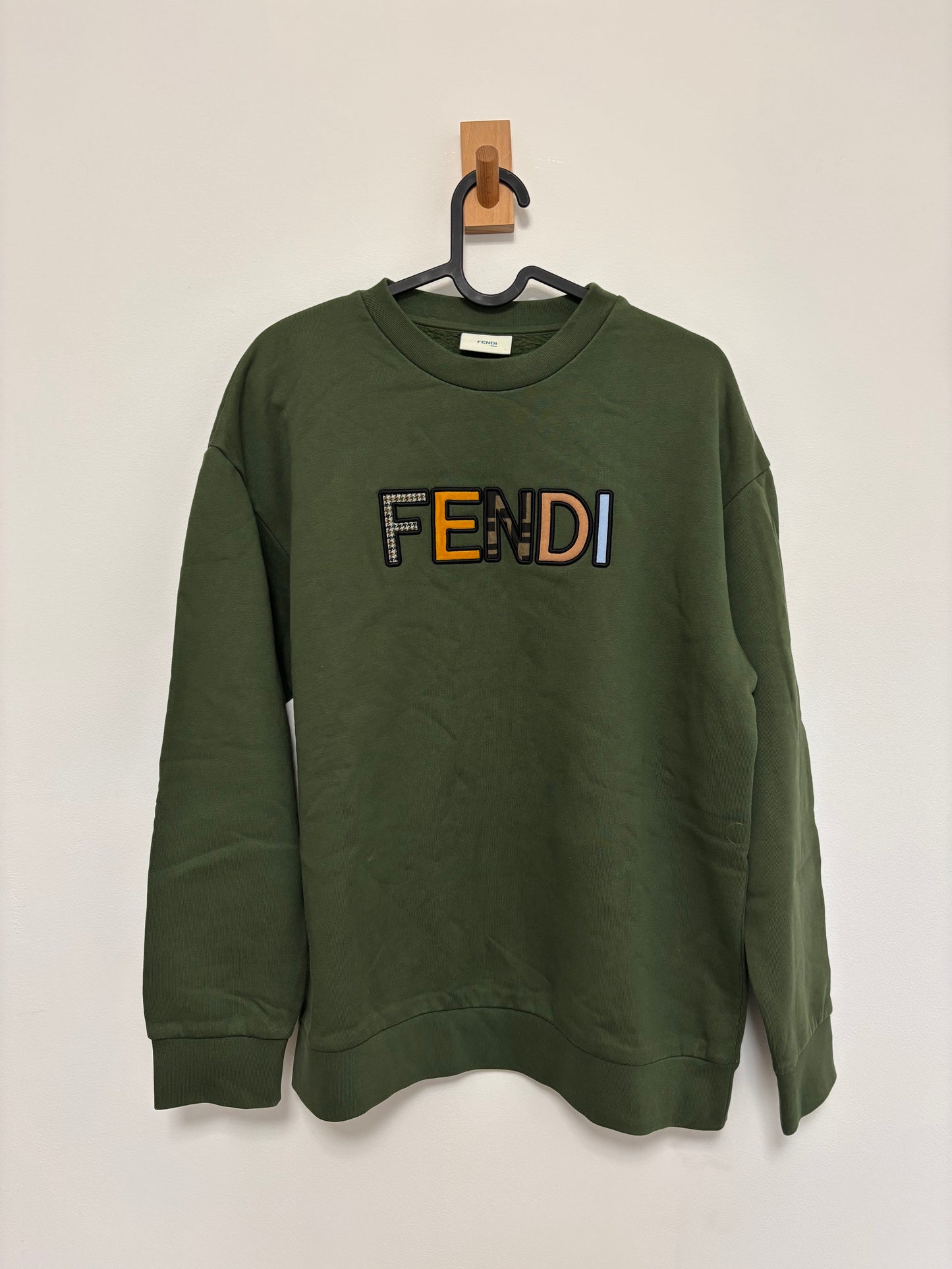 Fendi green jumper - 12 A/ S