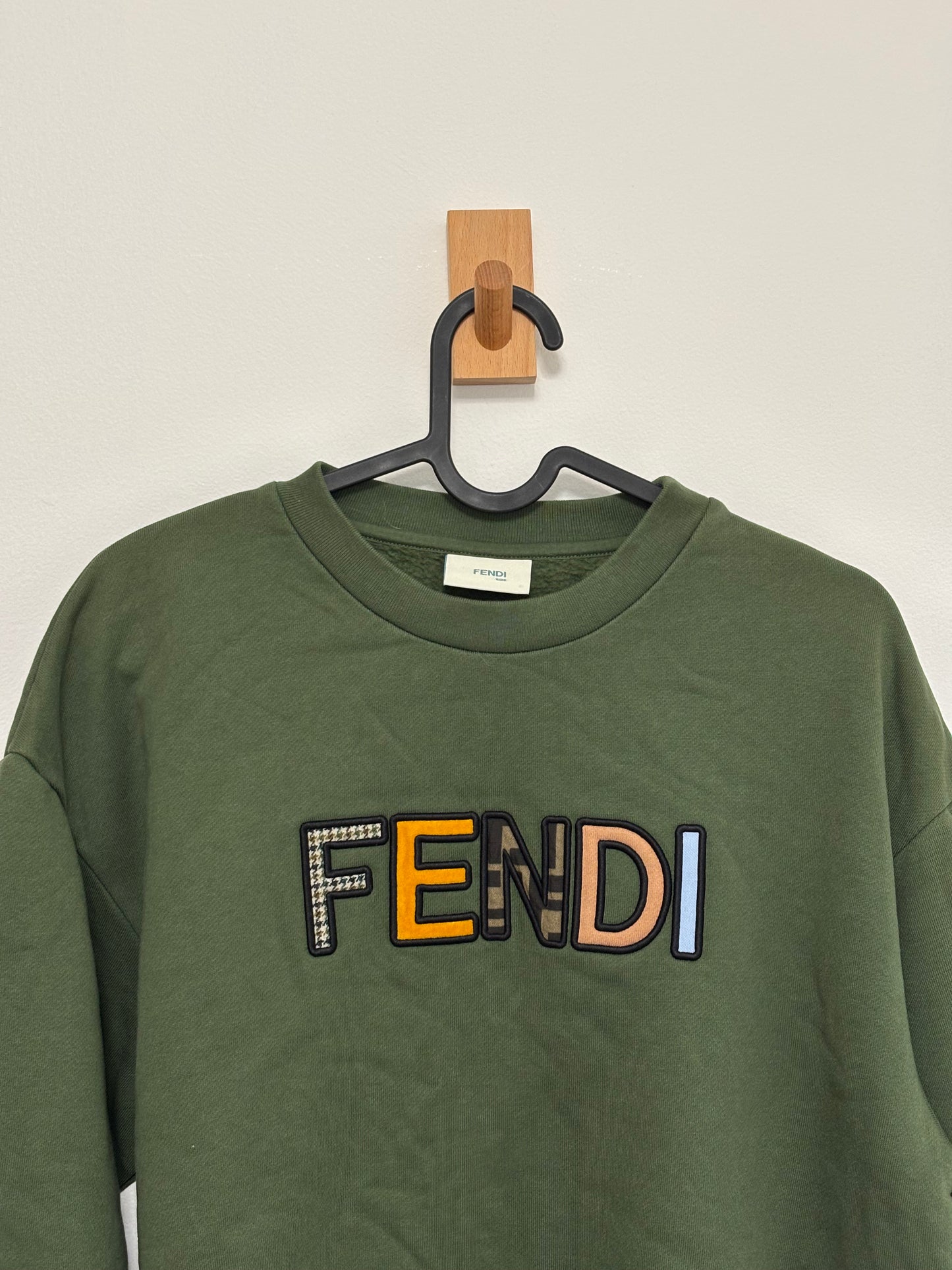 Fendi green jumper - 12 A/ S