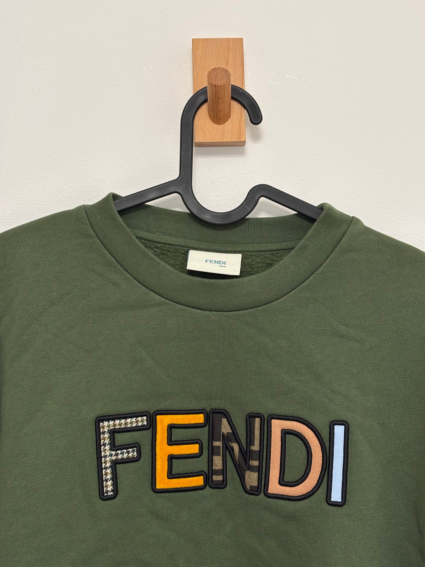 Fendi green jumper - 12 A/ S