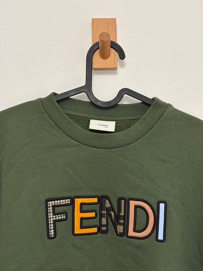 Fendi green jumper - 12 A/ S