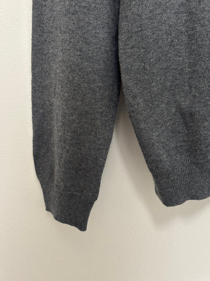 MENSWEAR - BOSS merino wool grey jumper - L
