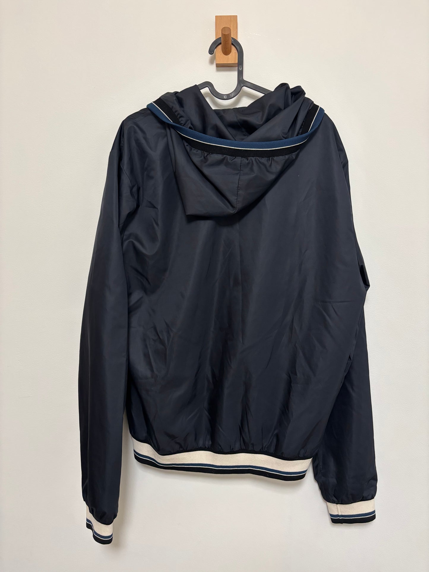 Menswear - Dolce & Gabbana Blue Hooded Bomber - L