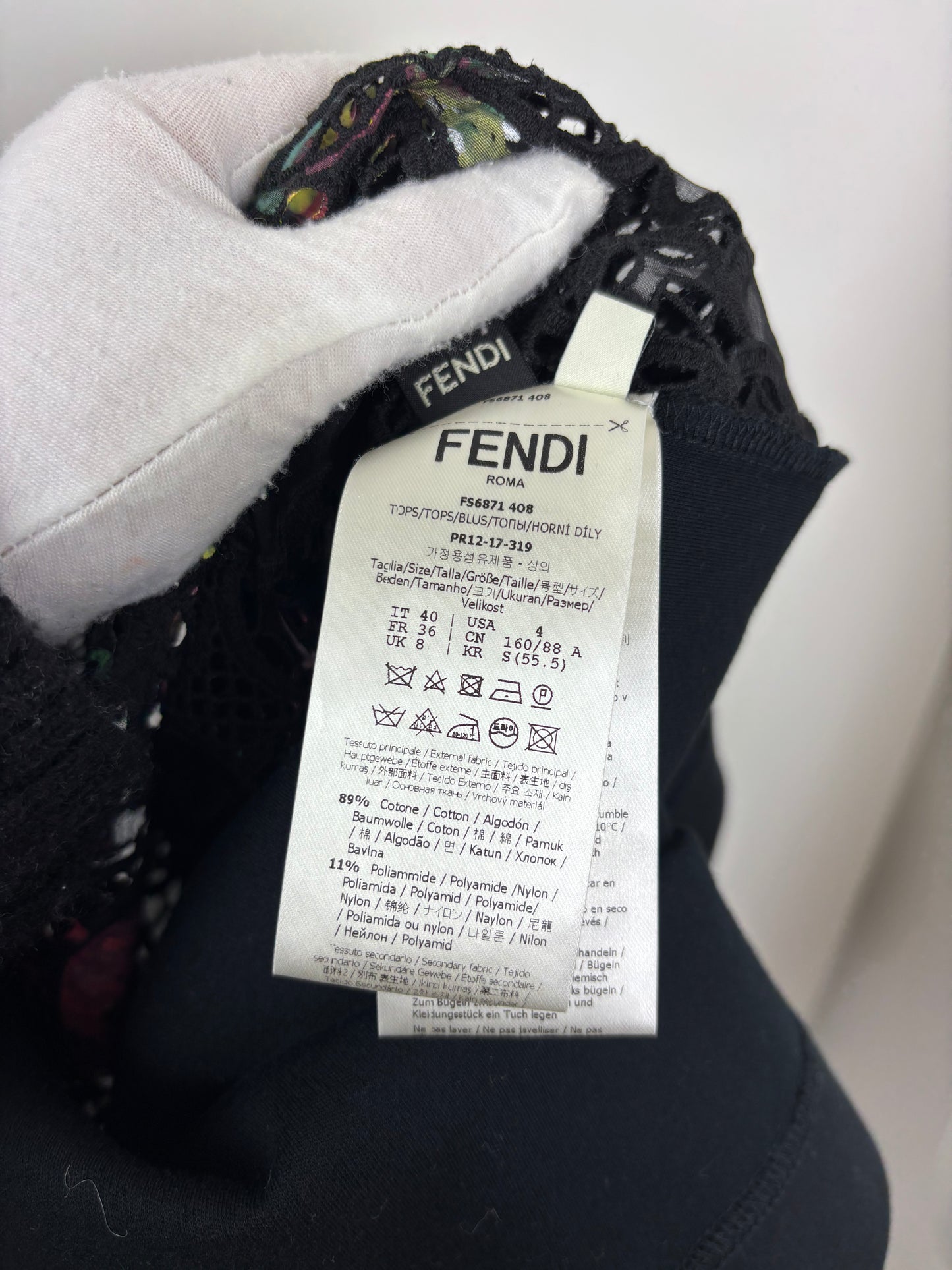 Fendi guipire sweatshirt - M
