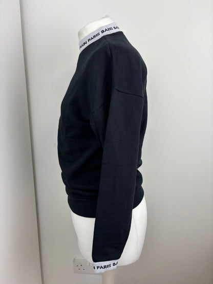 Balmain black sweatshirt - 12 UK