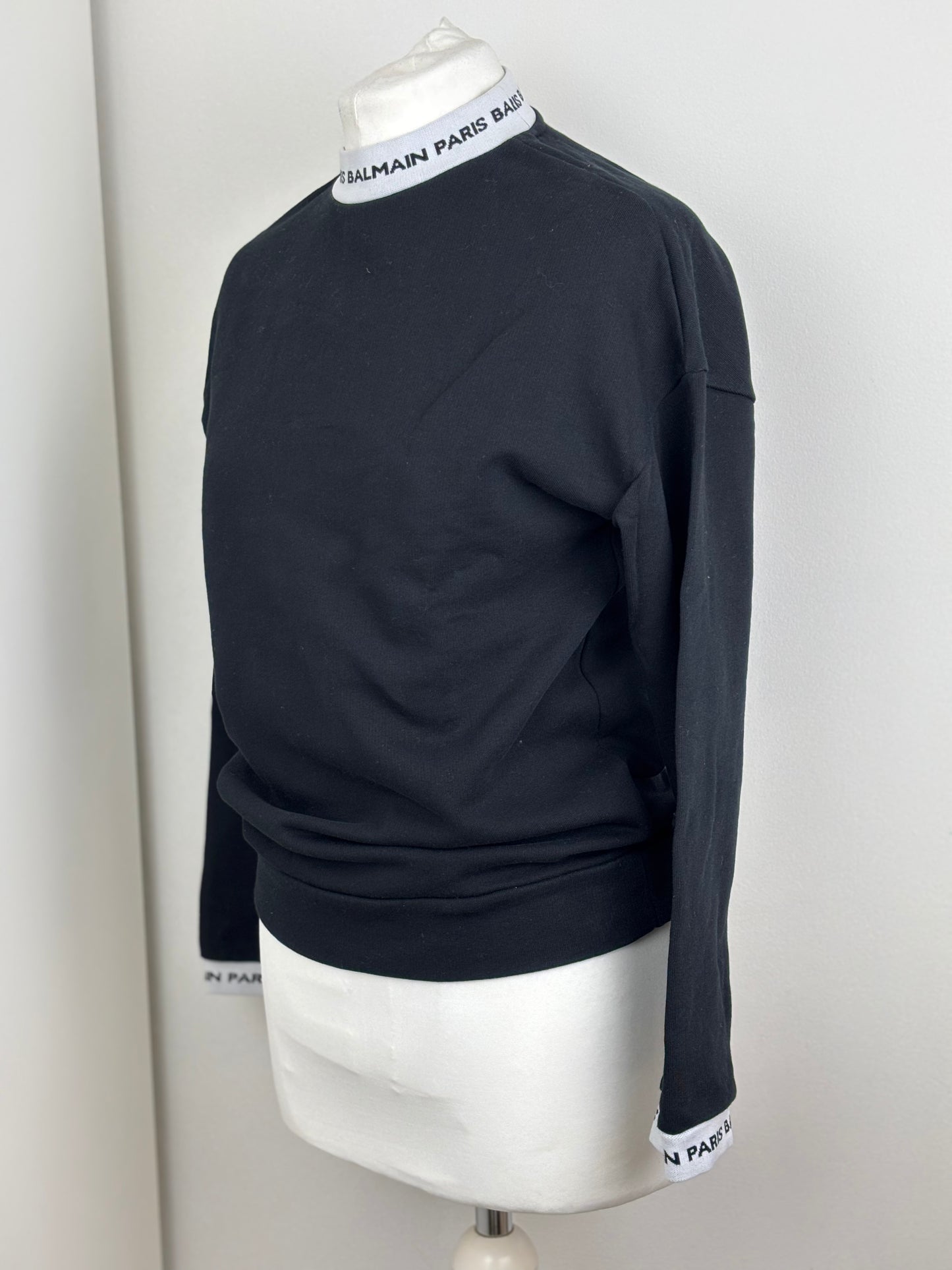 Balmain black sweatshirt - 12 UK