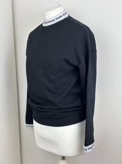 Balmain black sweatshirt - 12 UK