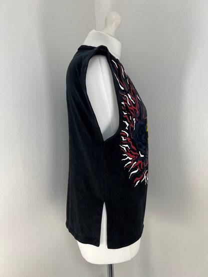 Louis Vuitton black sleeveless t-shirt - S