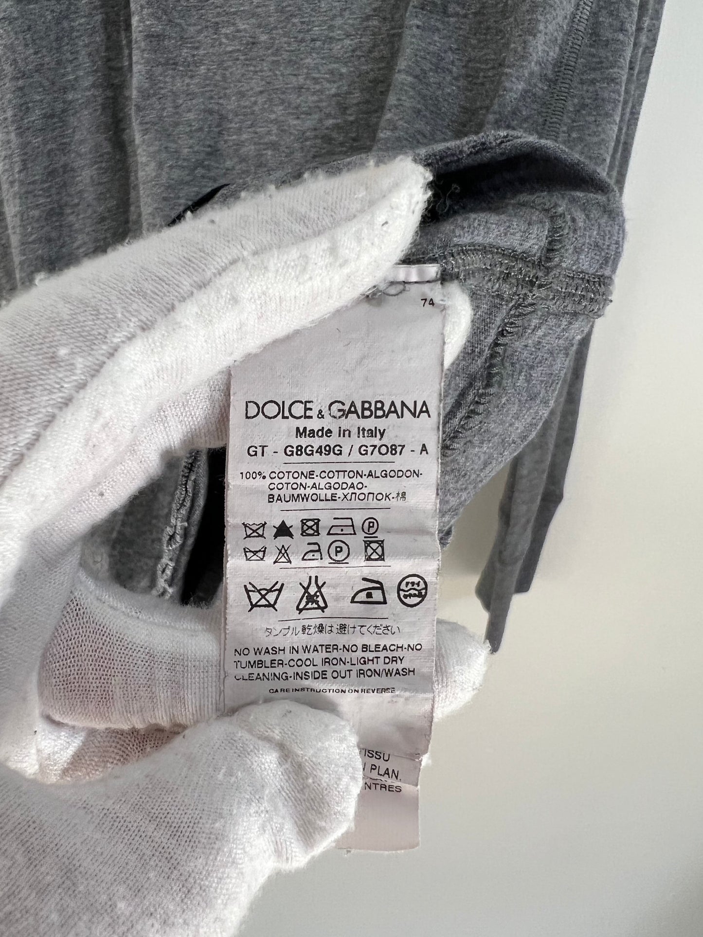 Dolce & Gabbana grey hoodie - XL