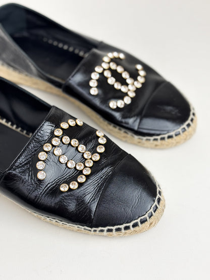 Chanel black espadrilles - 6 UK