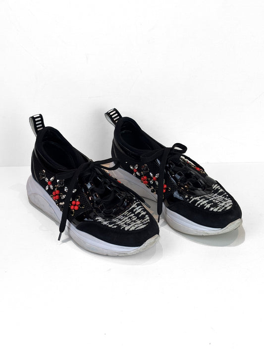 Louis Vuitton black trainers - 5 UK