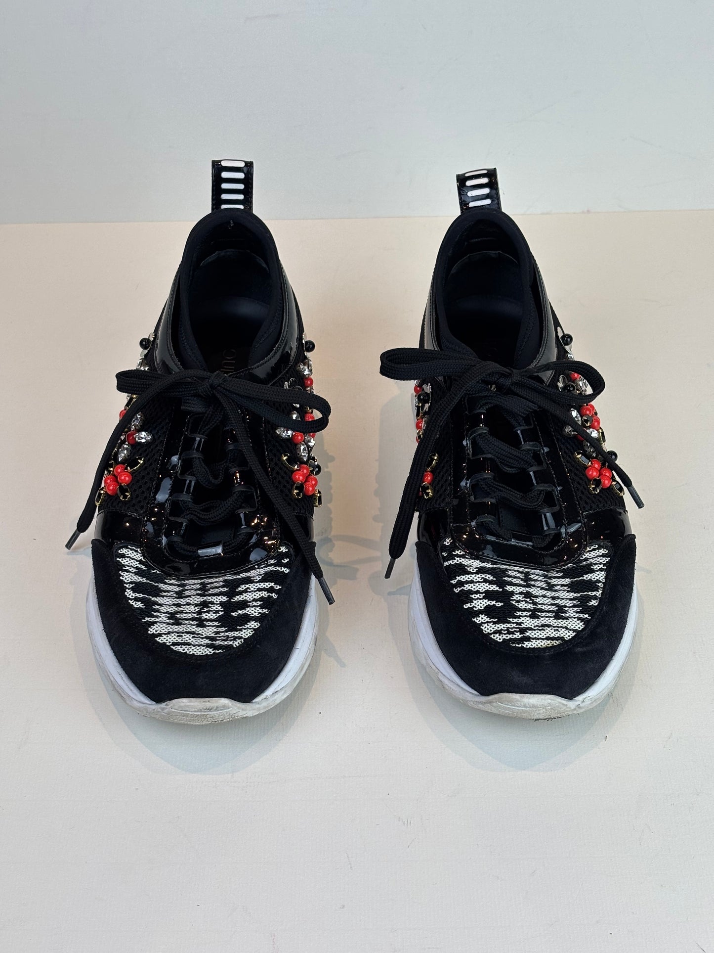 Louis Vuitton black trainers - 5 UK