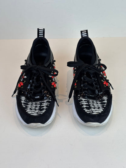 Louis Vuitton black trainers - 5 UK