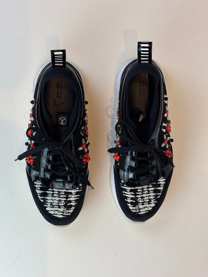 Louis Vuitton black trainers - 5 UK