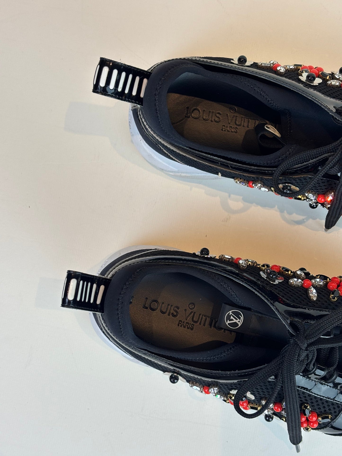 Louis Vuitton black trainers - 5 UK