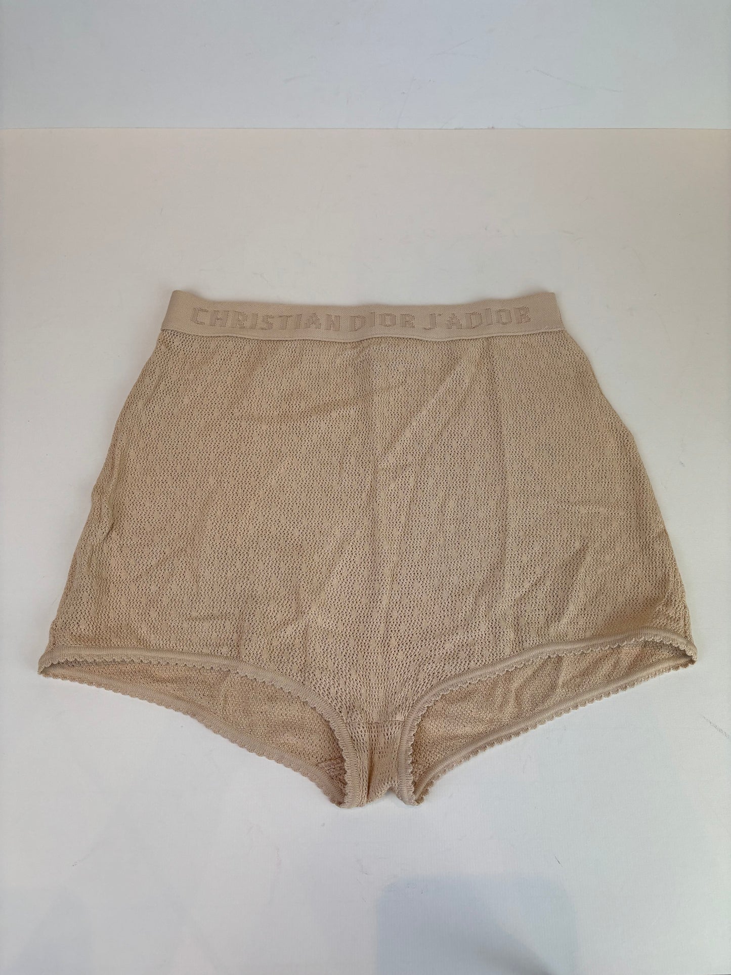 Christian Dior beige hotpants - M