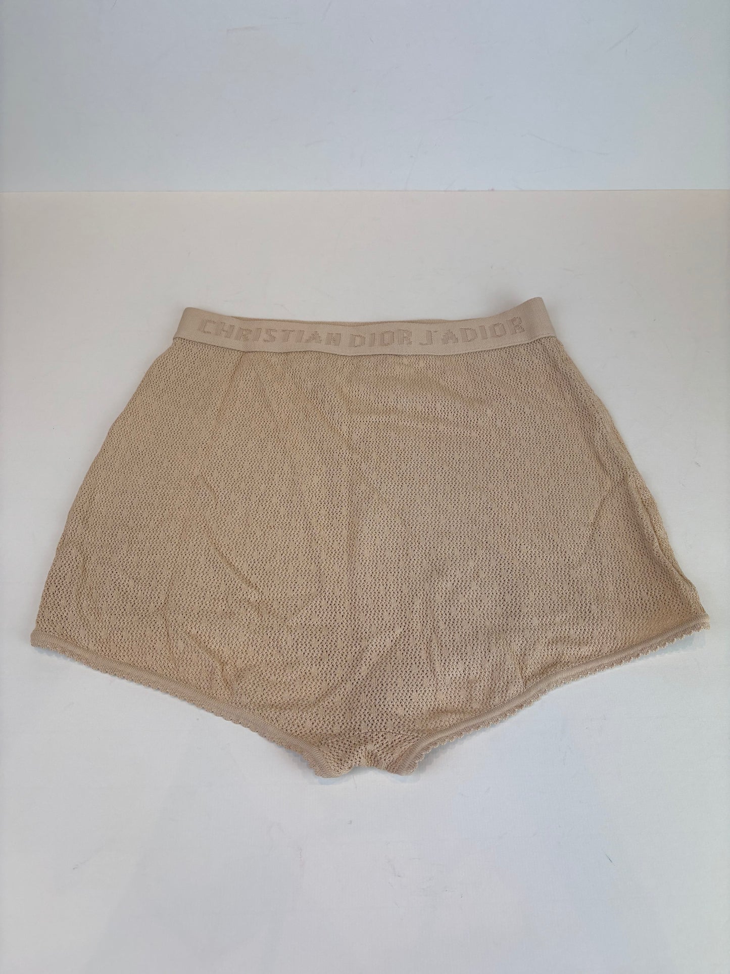 Christian Dior beige hotpants - M