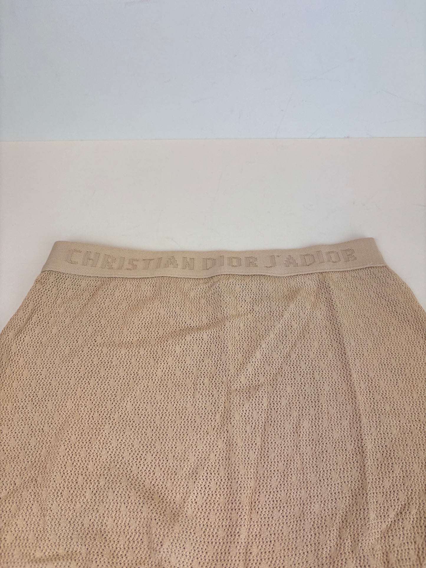 Christian Dior beige hotpants - M