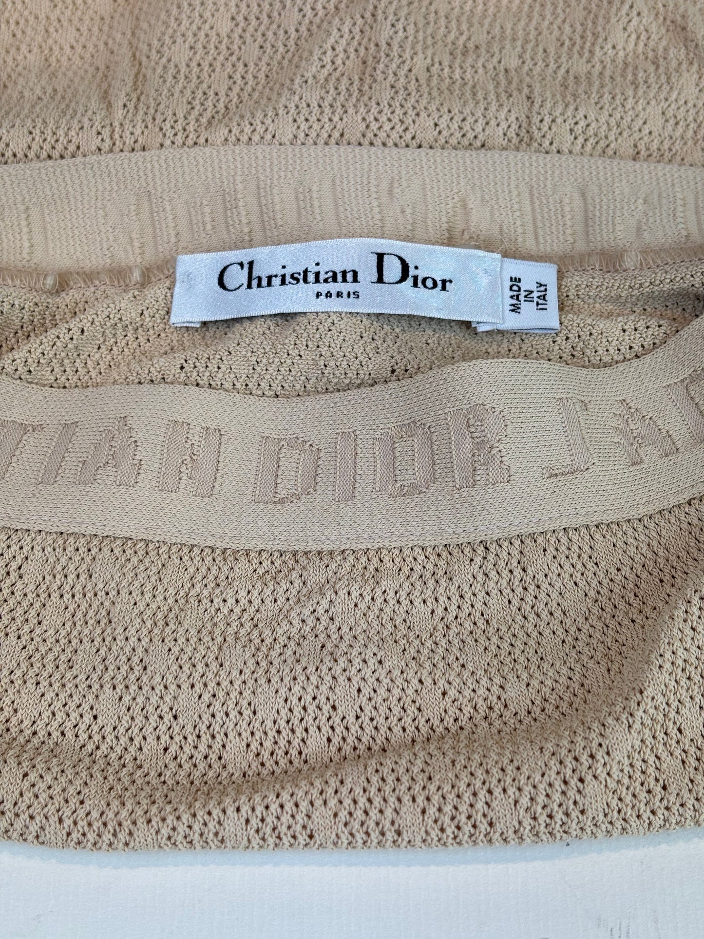 Christian Dior beige hotpants - M