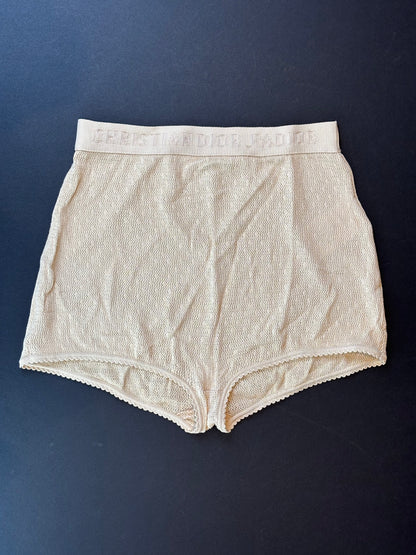 Christian Dior beige hotpants - M