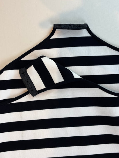 Christian Dior black and white bodysuit - L