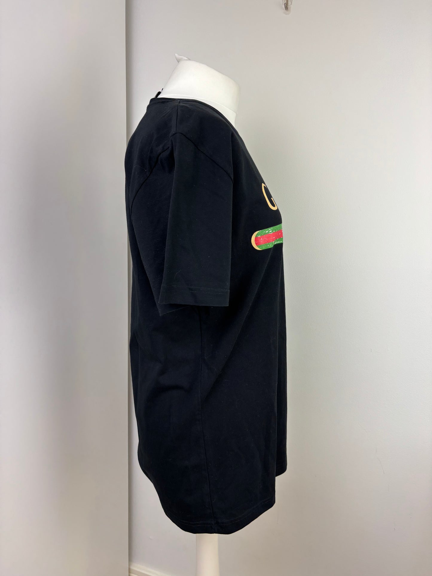 Gucci logo black T-shirt - L