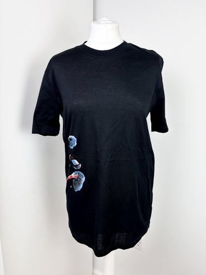 Lanvin embroidered black T-Shirt - S