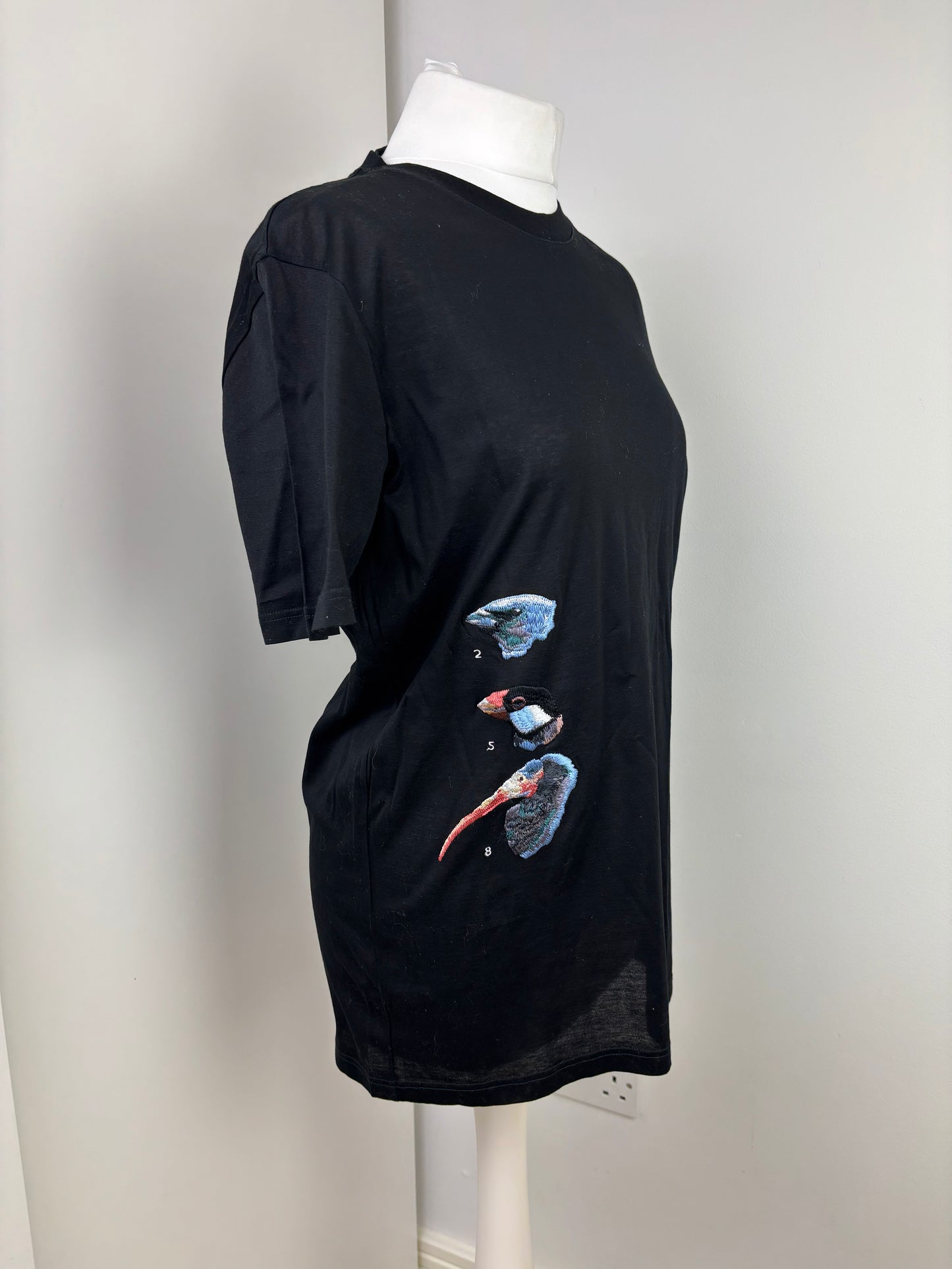 Lanvin embroidered black T-Shirt - S