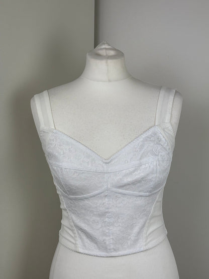 Dolce and Gabbana white top - 12 UK