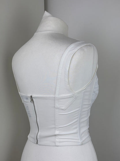 Dolce and Gabbana white top - 12 UK
