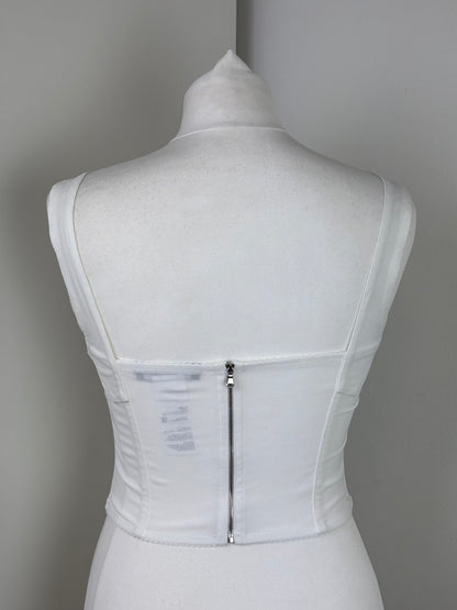 Dolce and Gabbana white top - 12 UK