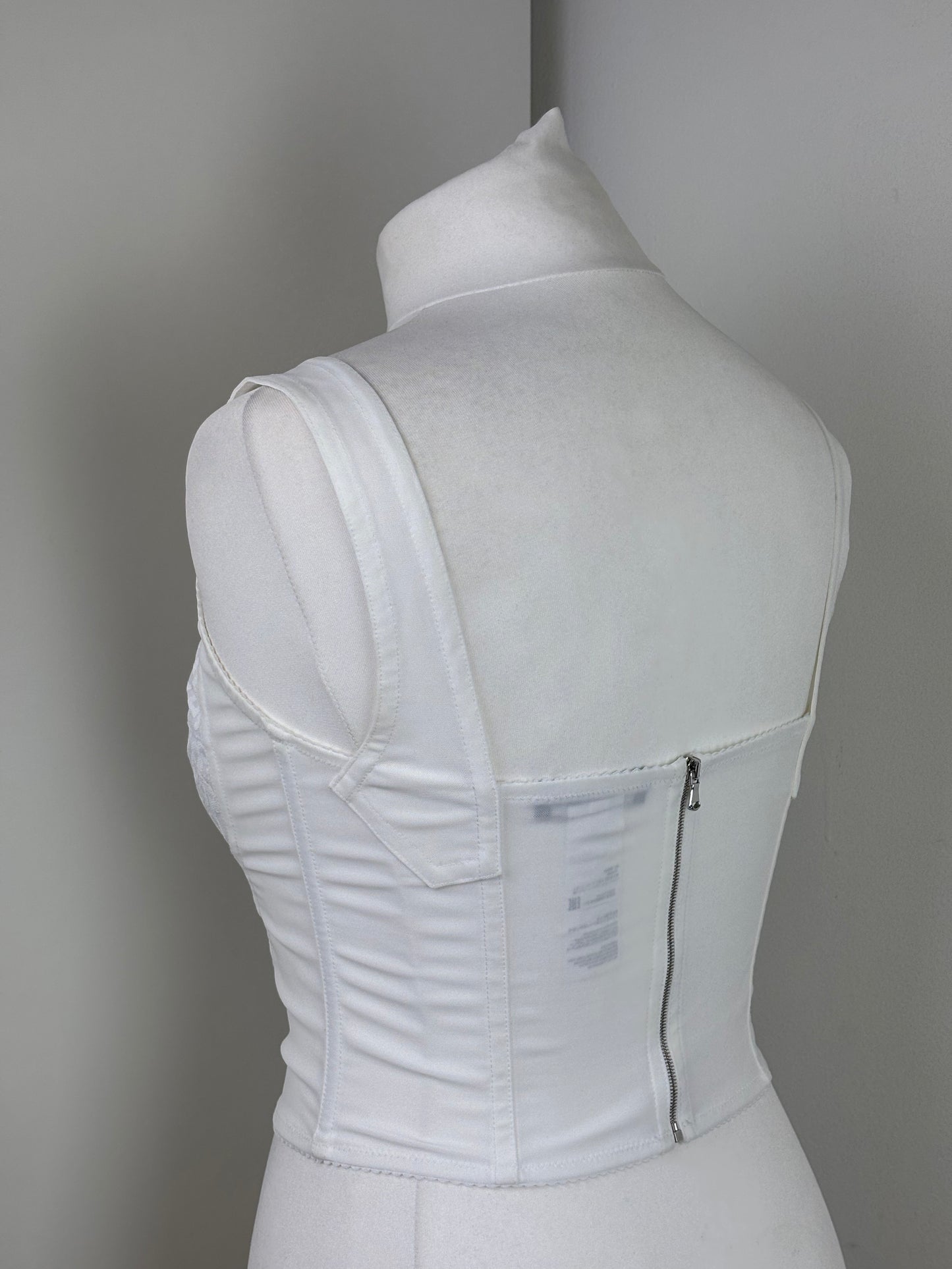 Dolce and Gabbana white top - 12 UK