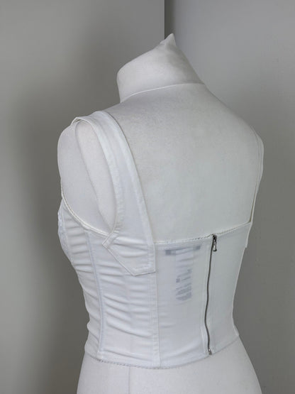 Dolce and Gabbana white top - 12 UK