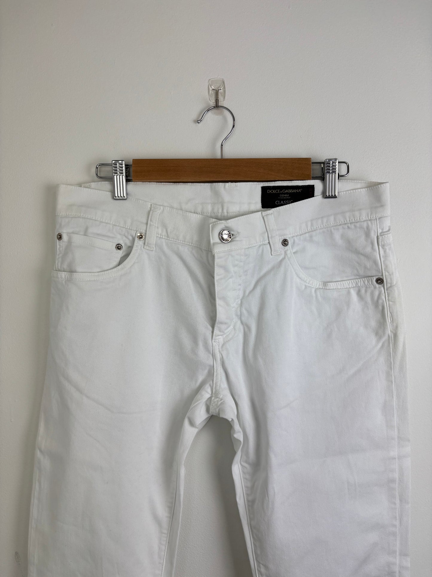 Dolce & Gabbana white jeans - 18 UK