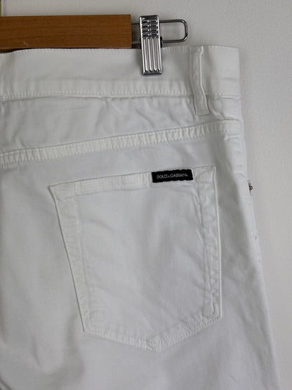 Dolce & Gabbana white jeans - 18 UK