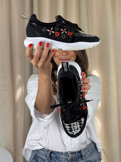 Louis Vuitton black trainers - 5 UK