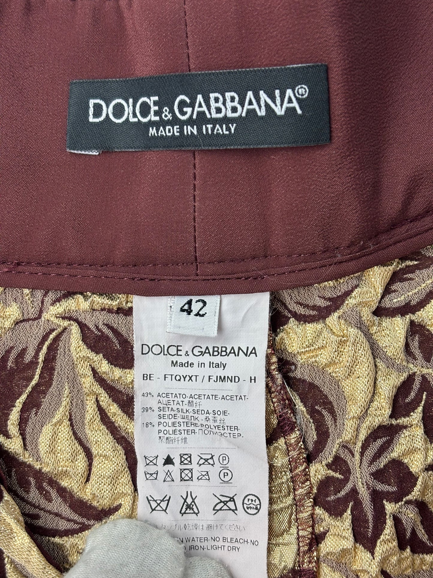 Dolce & Gabbana brown shorts - 14 UK