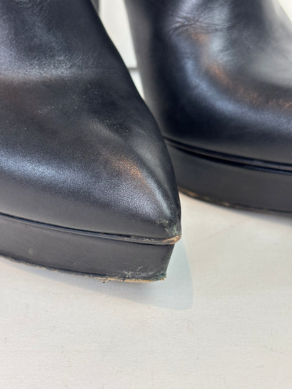 Saint Laurent black ankle boots - 6 UK