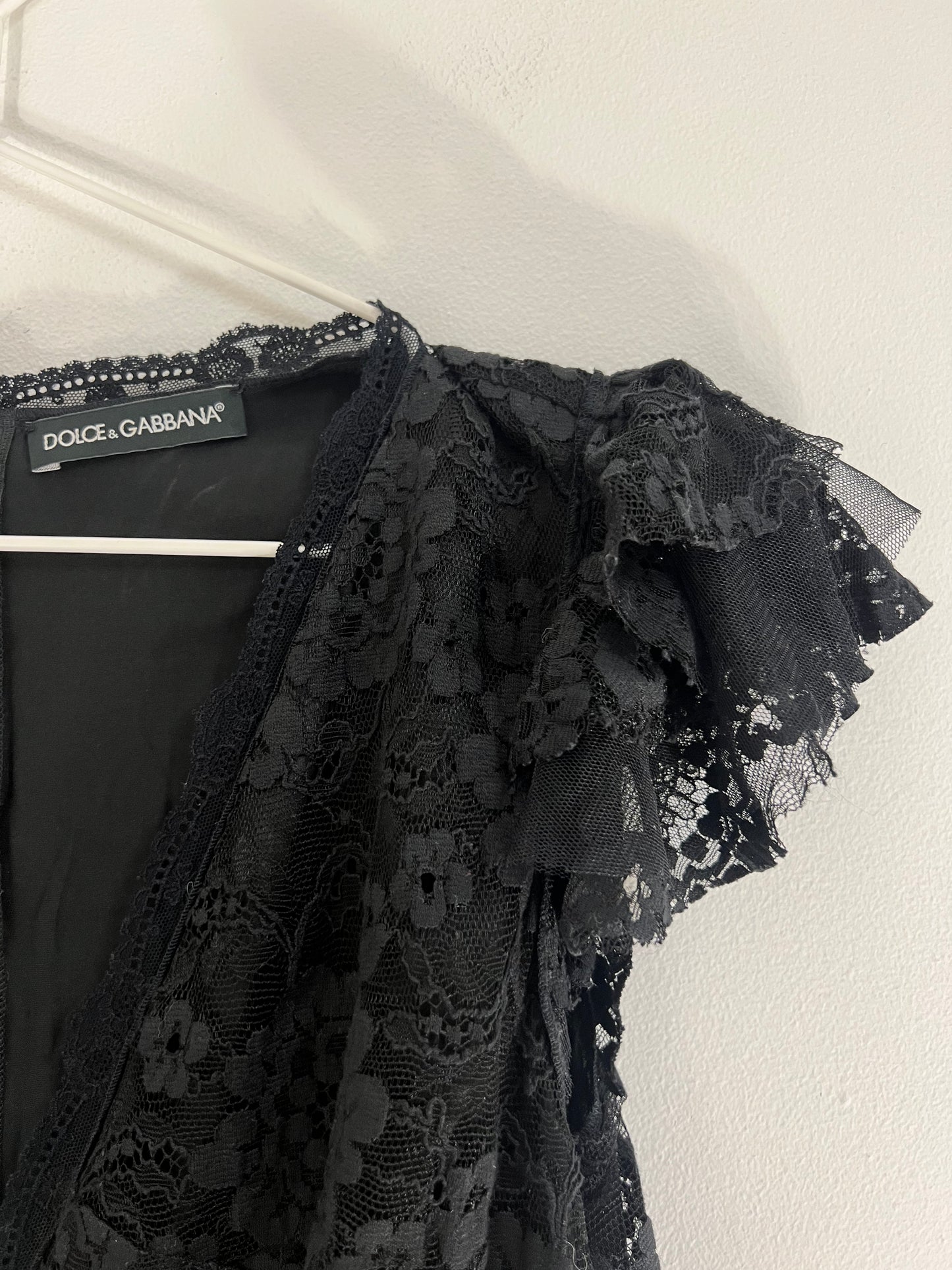 Dolce & Gabbana lace playsuit - 10 UK